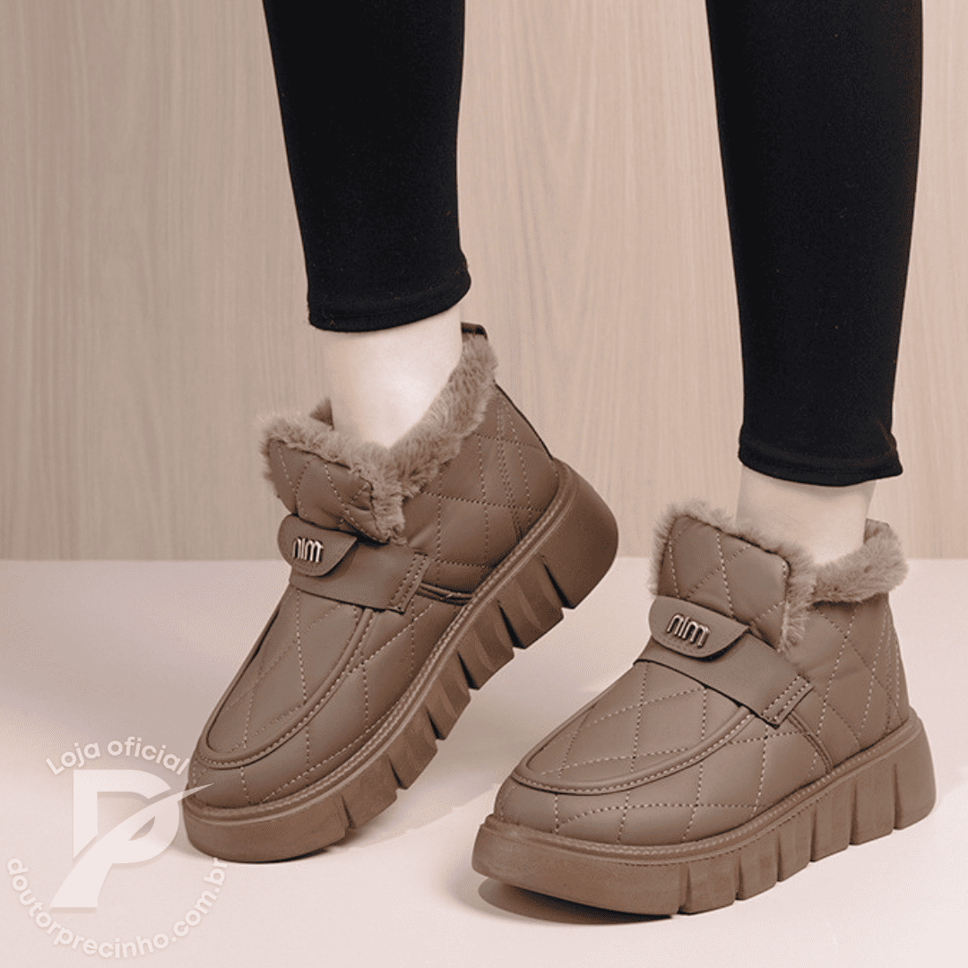 Bota Feminina Forrada com Pelúcia Martina