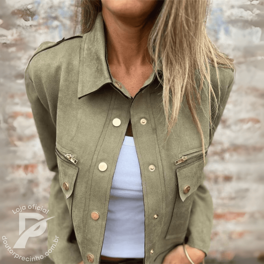 Jaqueta Kezya – Estilo Urbano com Elegância Atemporal