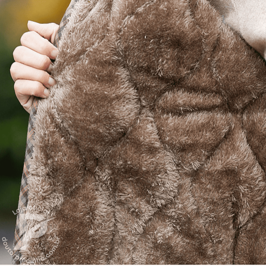 Casaco Feminino Forrado Belinda – Sofisticação e Conforto Para o Inverno