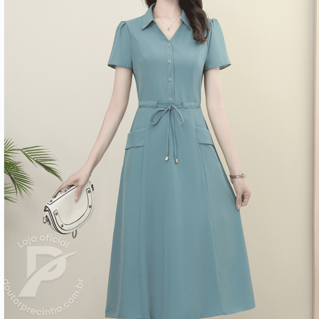 Vestido Eloísa: Elegância Urbana que Transita por Todas as Ocasiões.