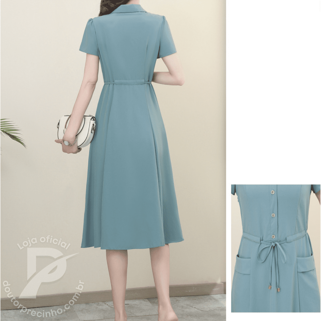 Vestido Eloísa: Elegância Urbana que Transita por Todas as Ocasiões.