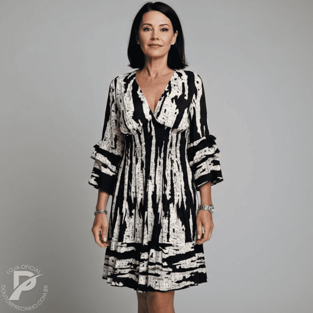 Vestido Trieste - Elegância Atemporal e Conforto