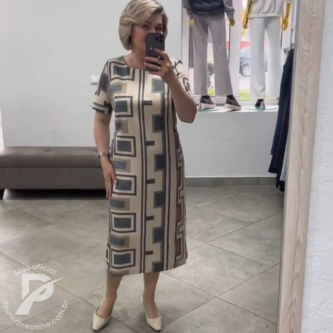 Vestido Adélia – Elegância Atemporal com Estilo Moderno
