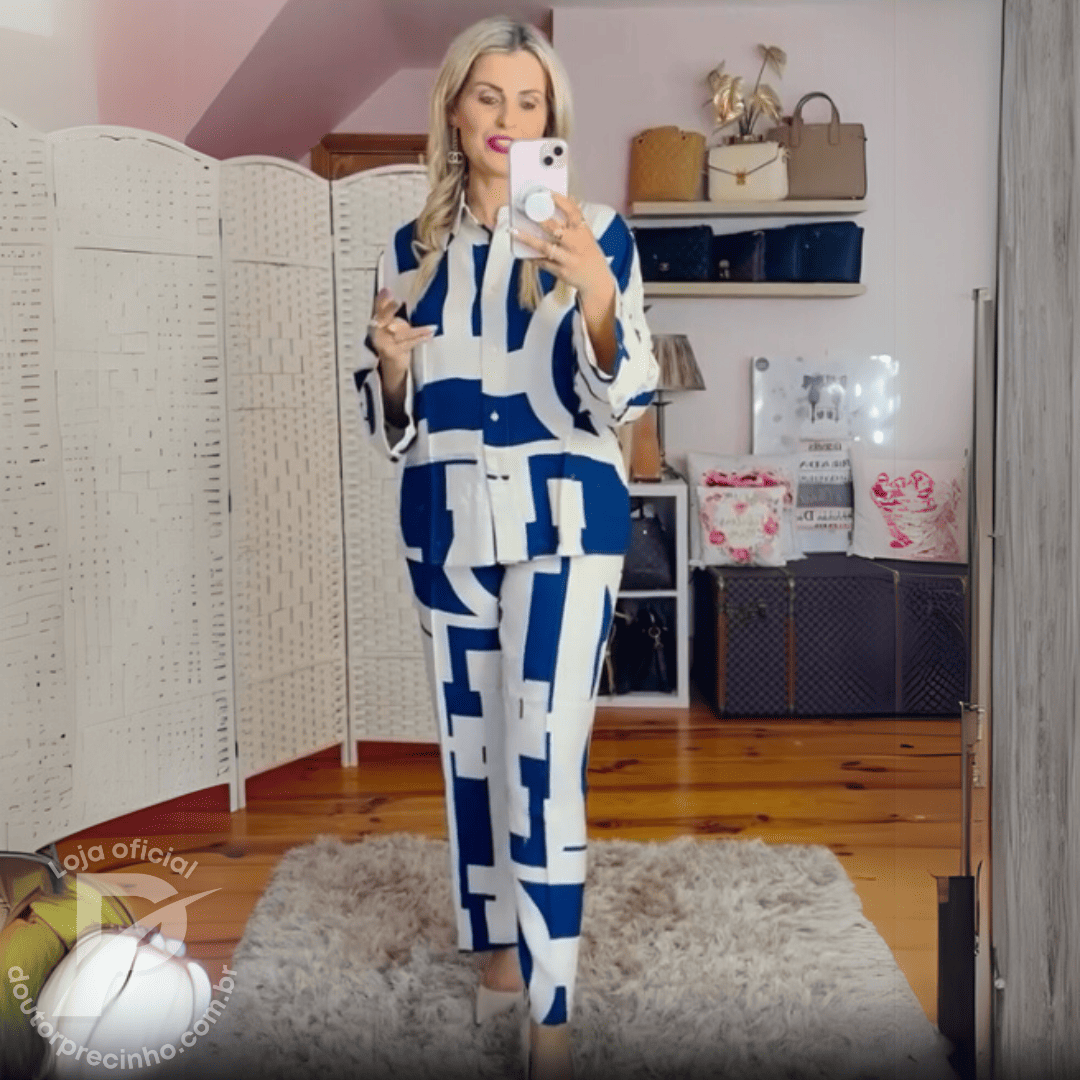 Conjunto Isabella – Elegância Atemporal com um Toque Moderno