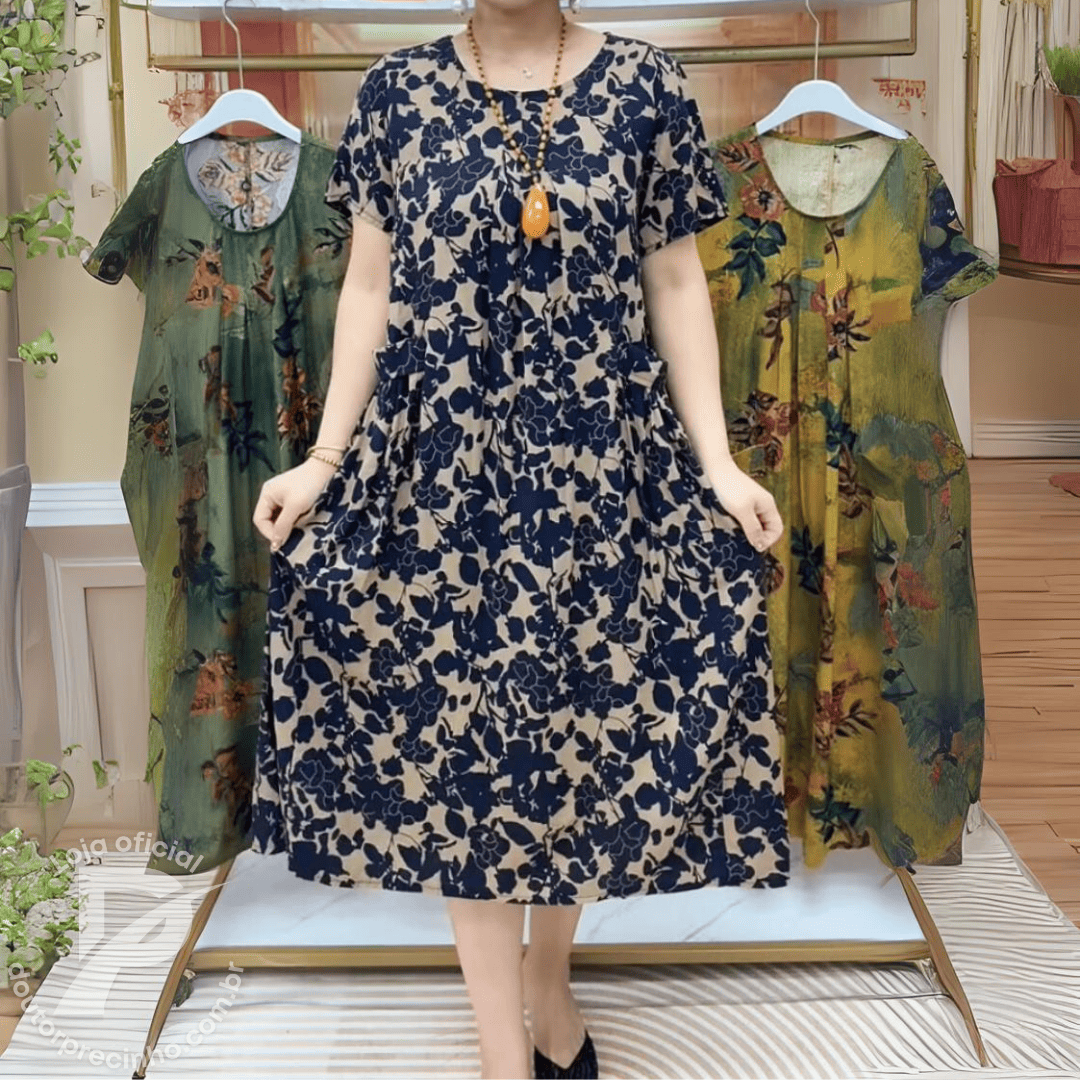 Amélia - Elegância e Conforto com Estilo Floral