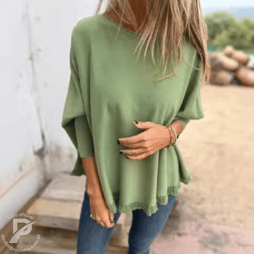 Blusa Feminina Joana – Conforto, Leveza e Estilo em Uma Só Peça