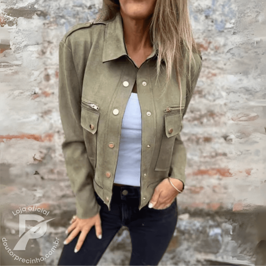 Jaqueta Kezya – Estilo Urbano com Elegância Atemporal