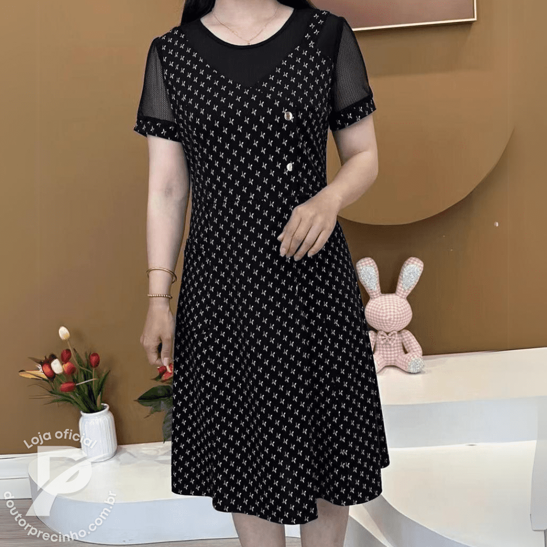 Vestido Laura - Elegância e Conforto em Cada Detalhe.