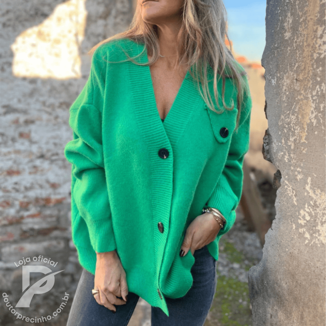 Cardigan Feminino Artemisa – Oversized