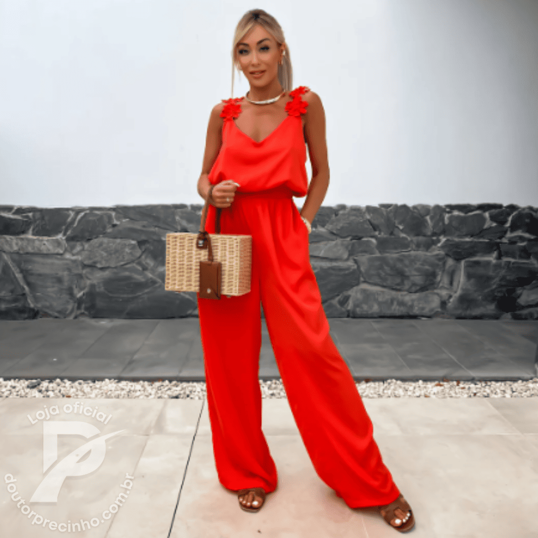 Macacão Liliana – Sofisticação e Leveza Para Todas as Ocasiões