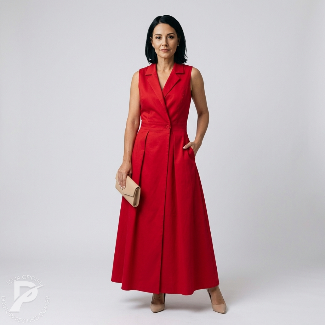 Vestido Dominique – Sofisticação e Elegância Clássica