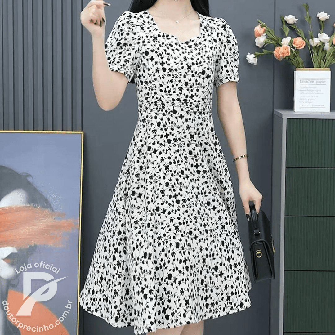 Vestido Marina - Alto nível de elegância e frescor