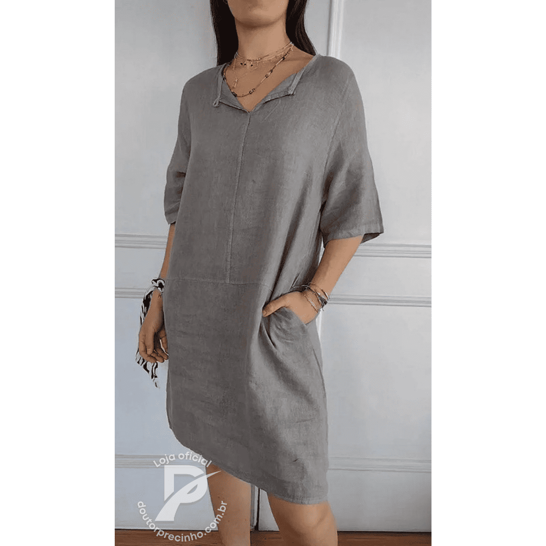 Vestido Casual Verona - Conforto e Elegância Minimalista