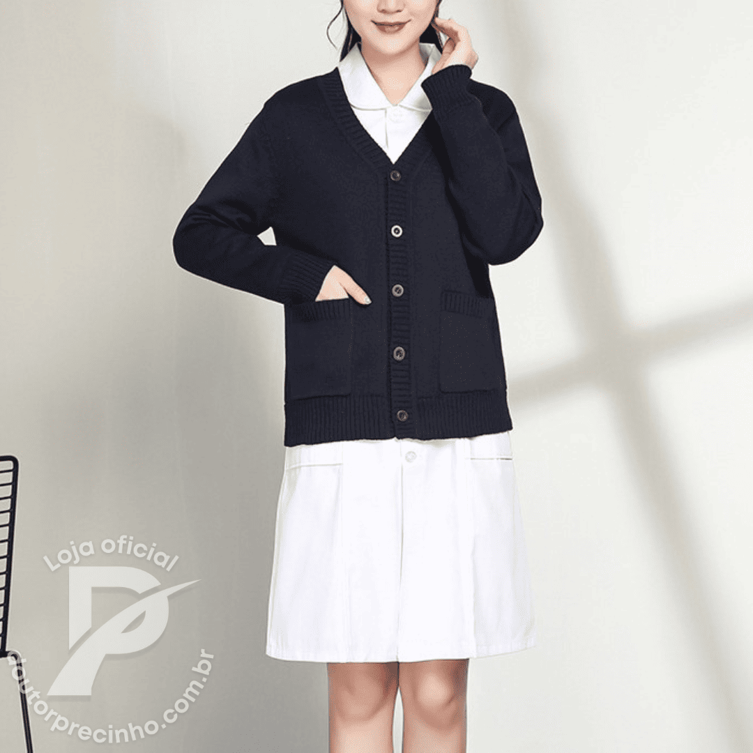 Cardigan Leandra – Elegância Clássica Para Todos os Momentos