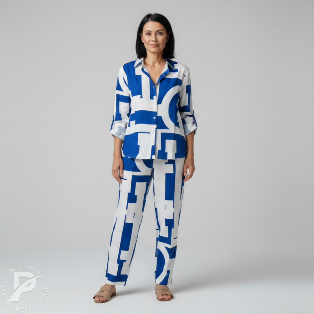 Conjunto Isabella – Elegância Atemporal com um Toque Moderno