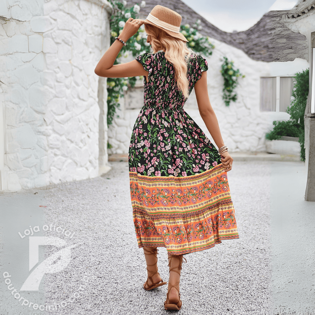 Vestido Venezia – Leveza, Romance e Estilo em Cada Movimento