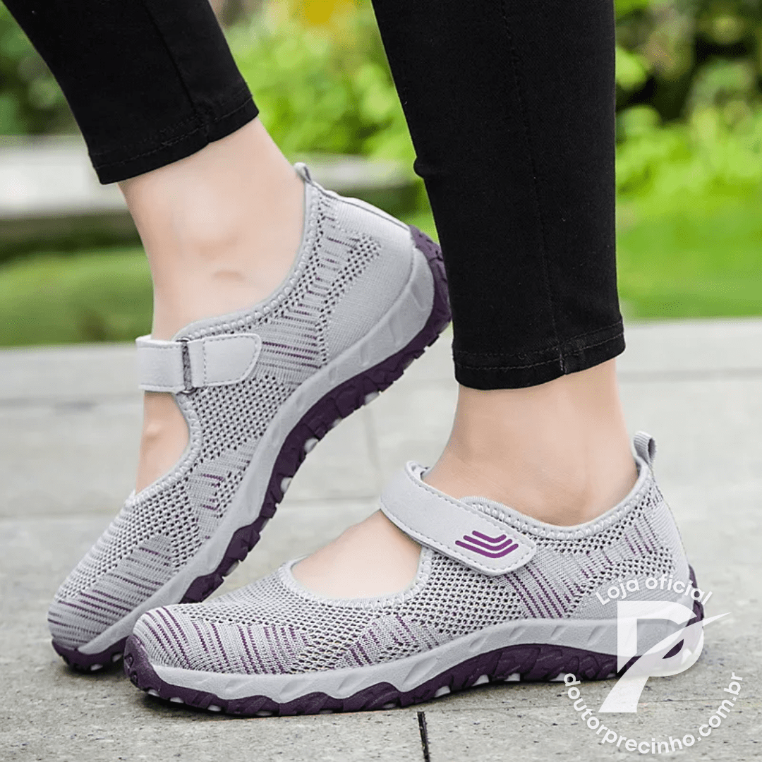 Tênis Conforto Fit - Pisadas leves