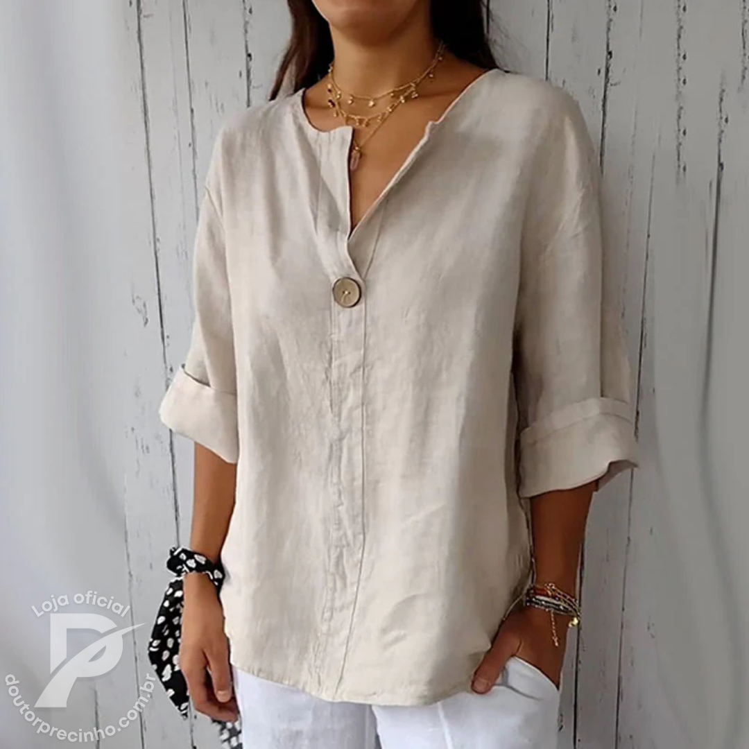 Blusa Leve Natural - Elegância e Conforto Atemporal