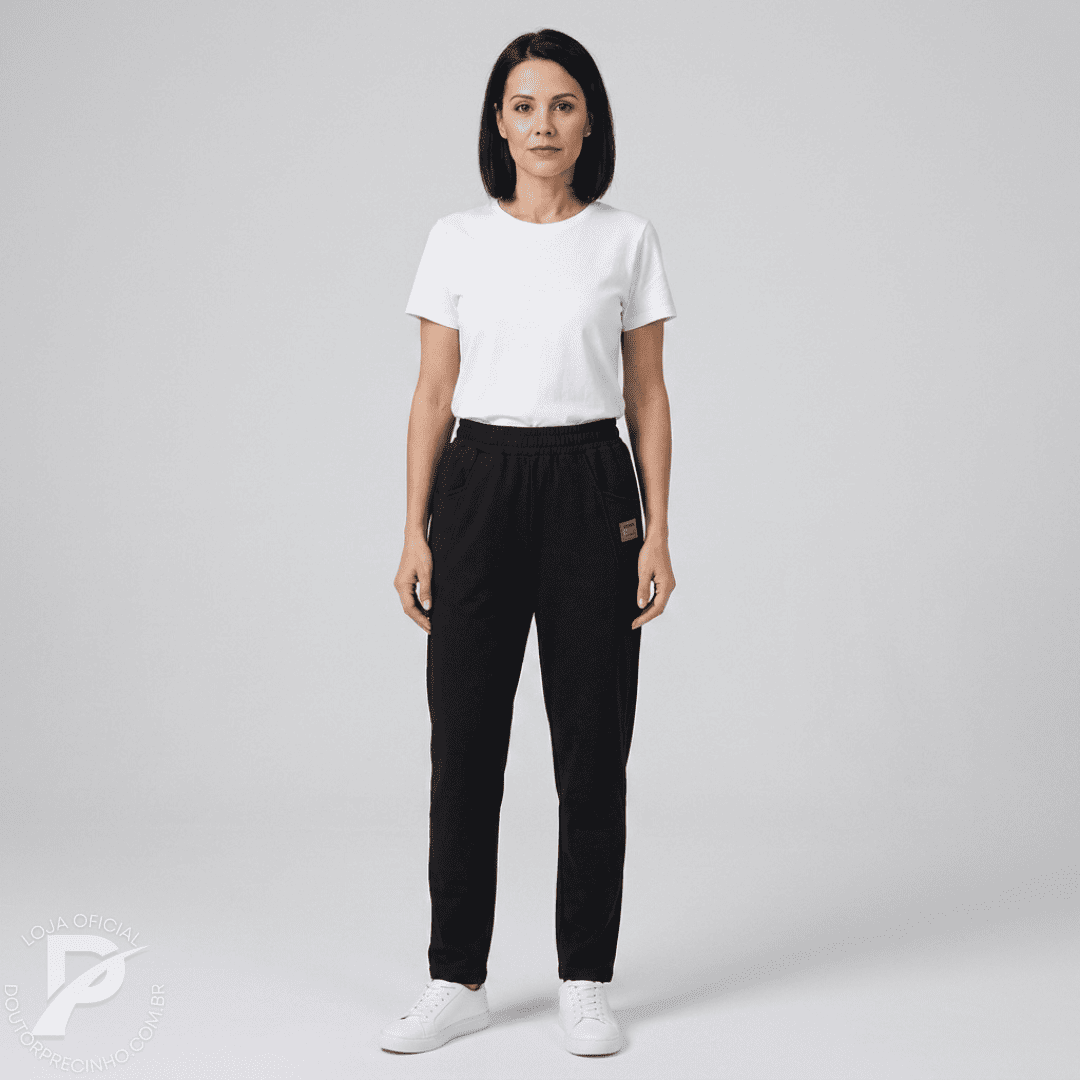 Calça forrada em lã para outono/inverno - Mara