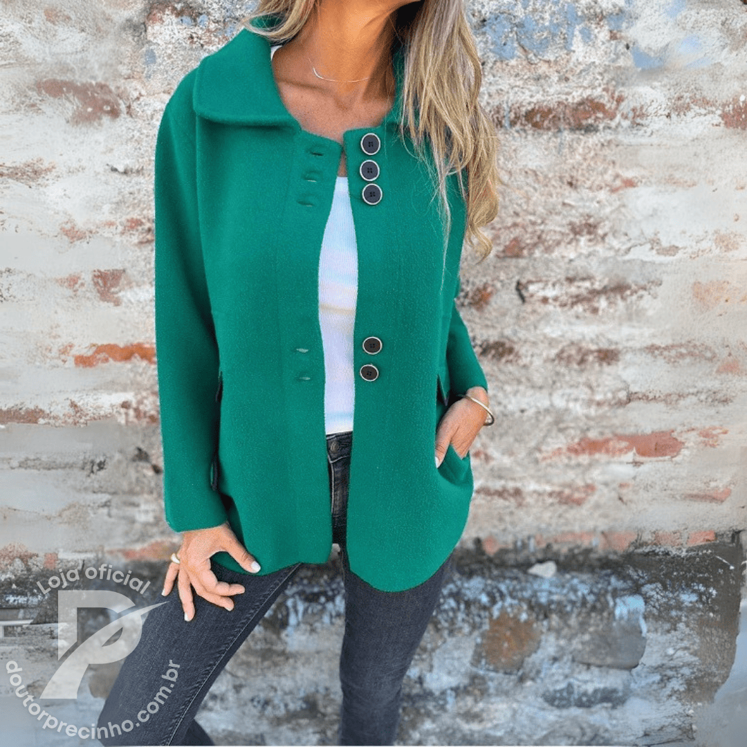 Casaco Lirian – Elegância Clássica Com Um Toque Moderno