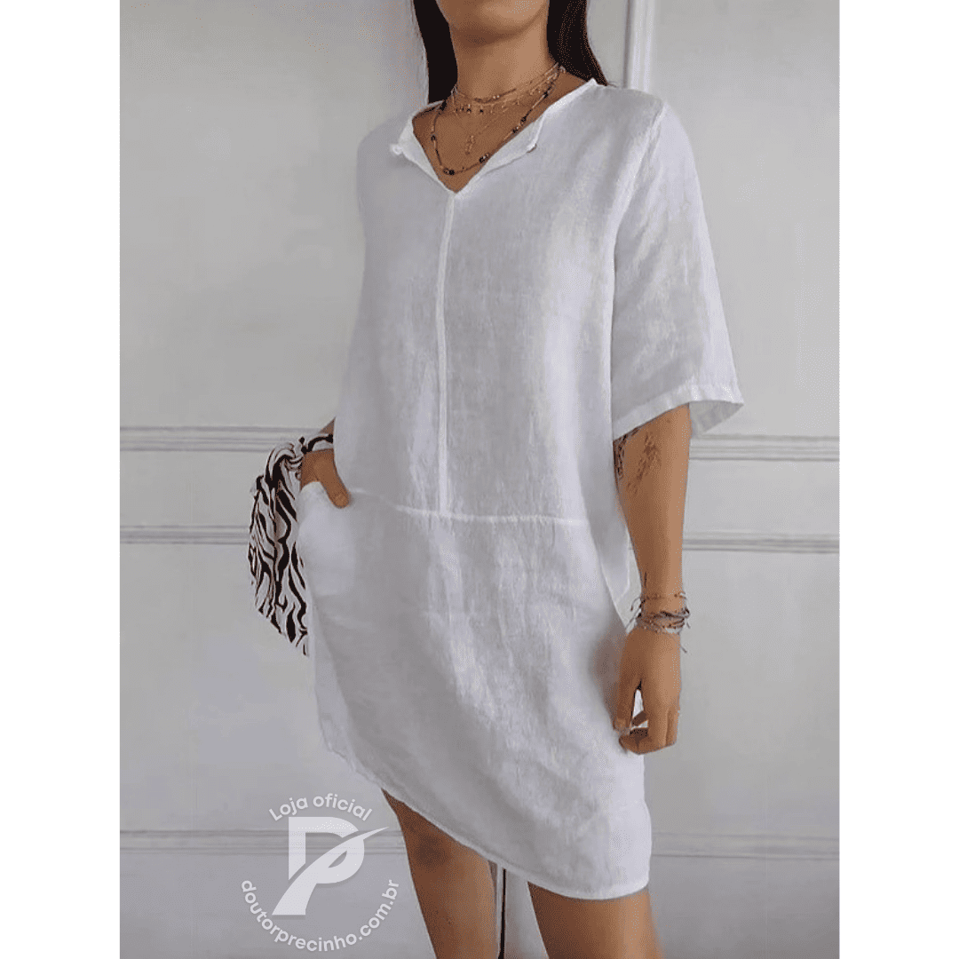 Vestido Casual Verona - Conforto e Elegância Minimalista