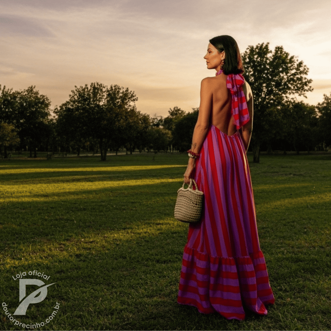 Vestido Azeny – Estilo, Liberdade e Sofisticação