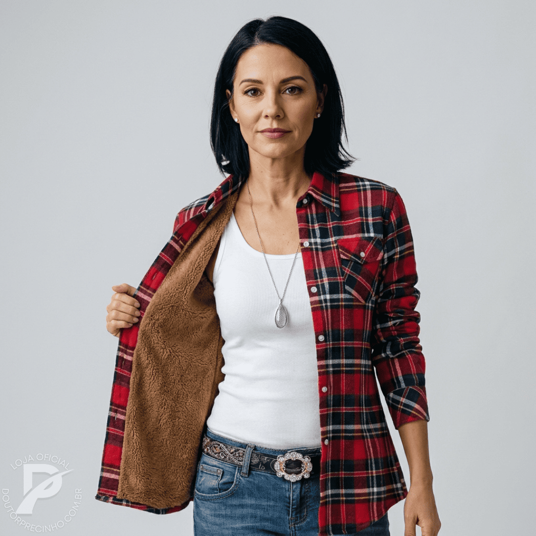 Blusa Forrada de Lã para Inverno - Ana