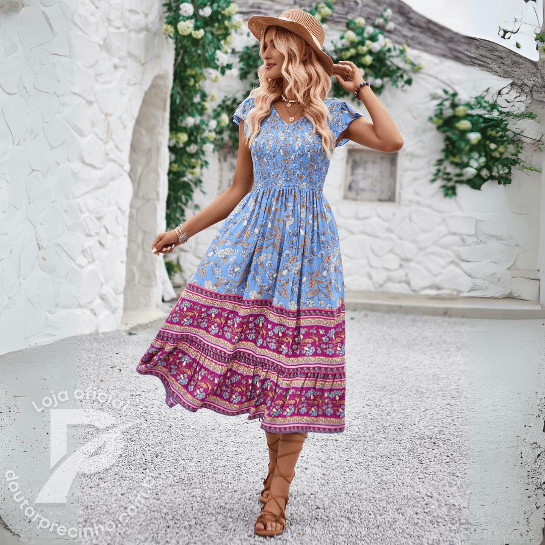 Vestido Venezia – Leveza, Romance e Estilo em Cada Movimento