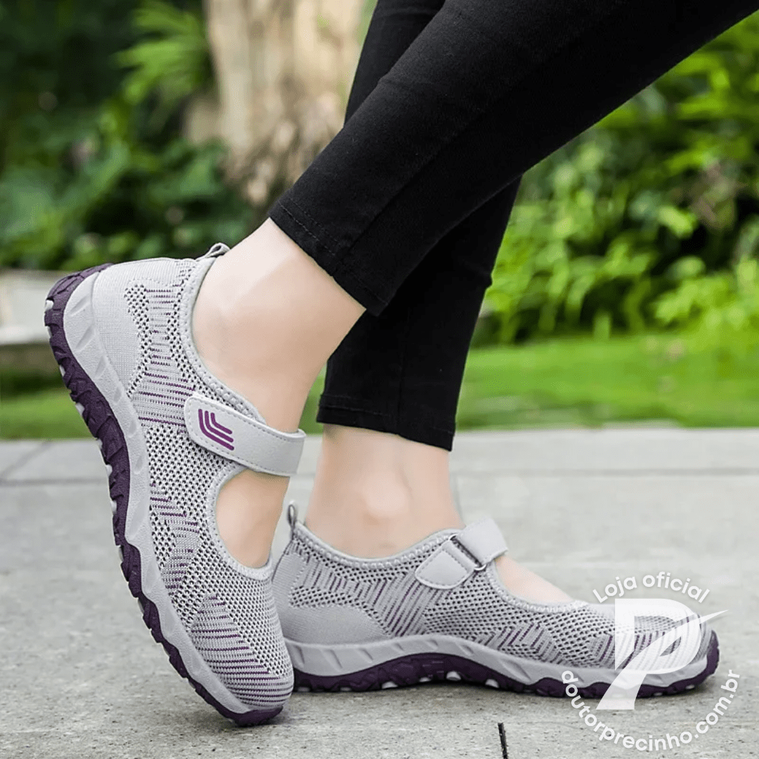 Tênis Conforto Fit - Pisadas leves