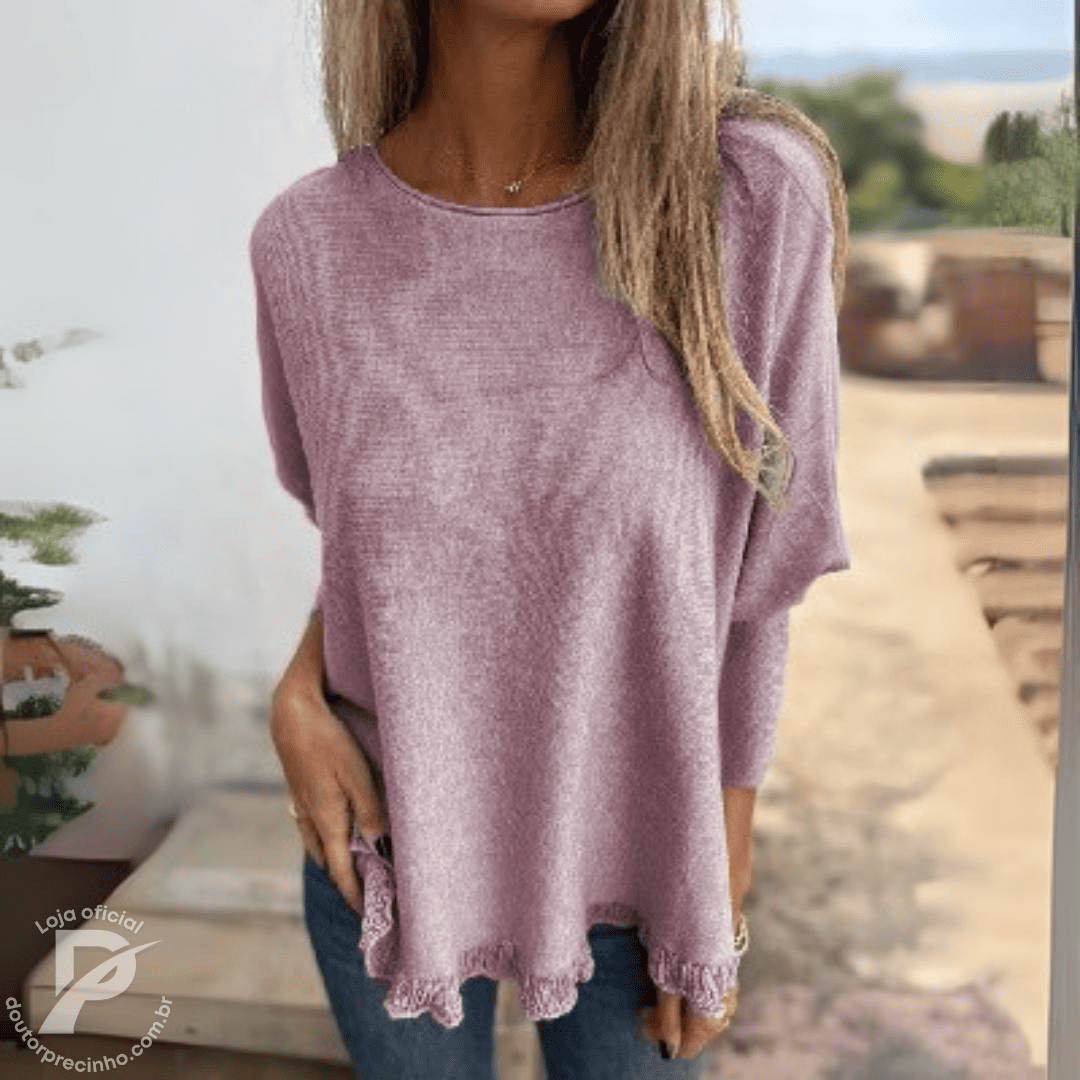 Blusa Feminina Joana – Conforto, Leveza e Estilo em Uma Só Peça