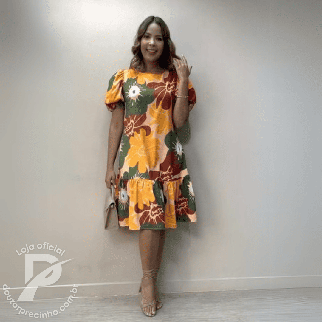 Vestido Gabriella – Elegância e Conforto em Cada Detalhe