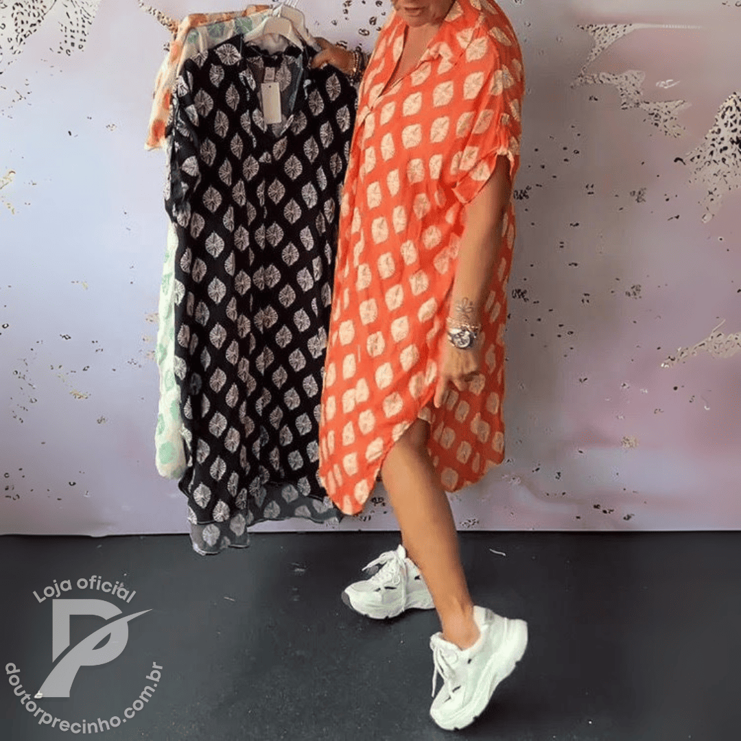 Vestido Feminino Venyra - Soltinho com Estampa Exclusiva