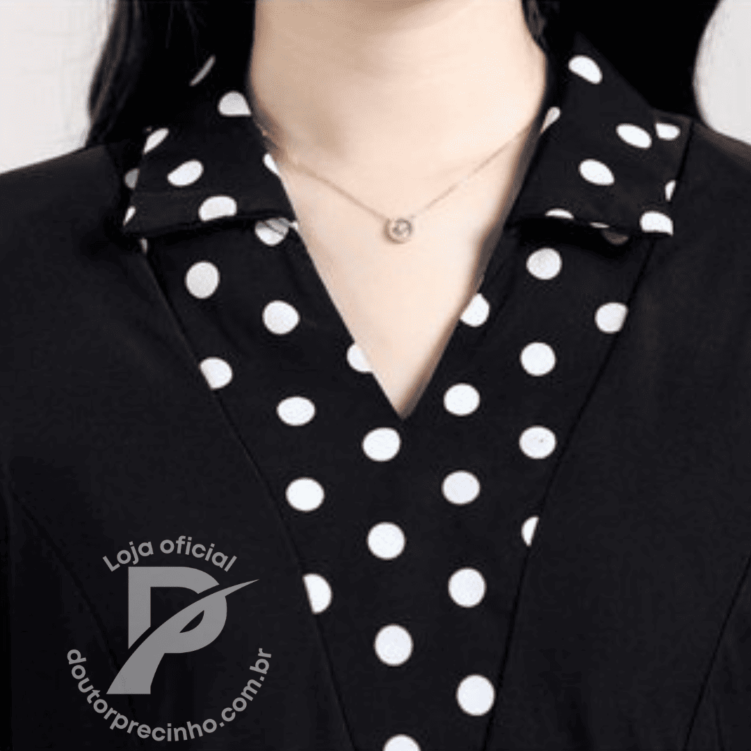 Vestido Tatiana – Elegância Clássica com Toque Moderno