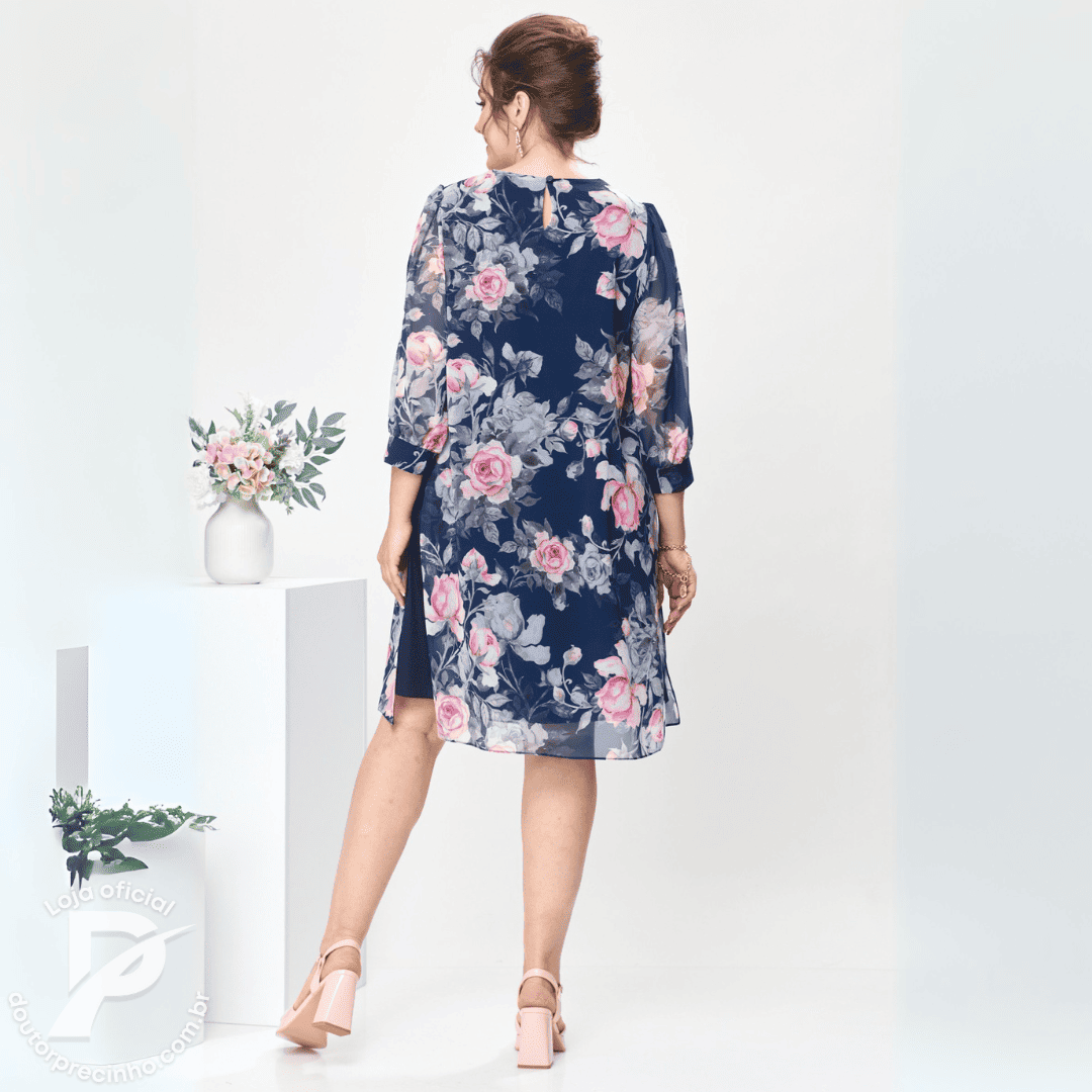 Vestido Rosalinne – Vestido Floral Feminino