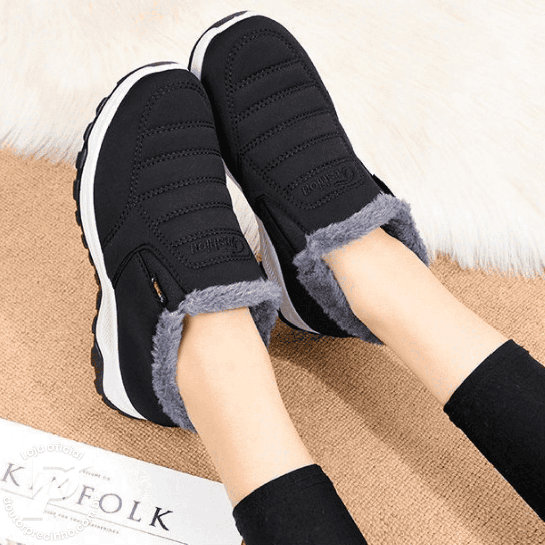 Tênis Inverno Isadora – Conforto Térmico e Segurança Para os Dias Frios