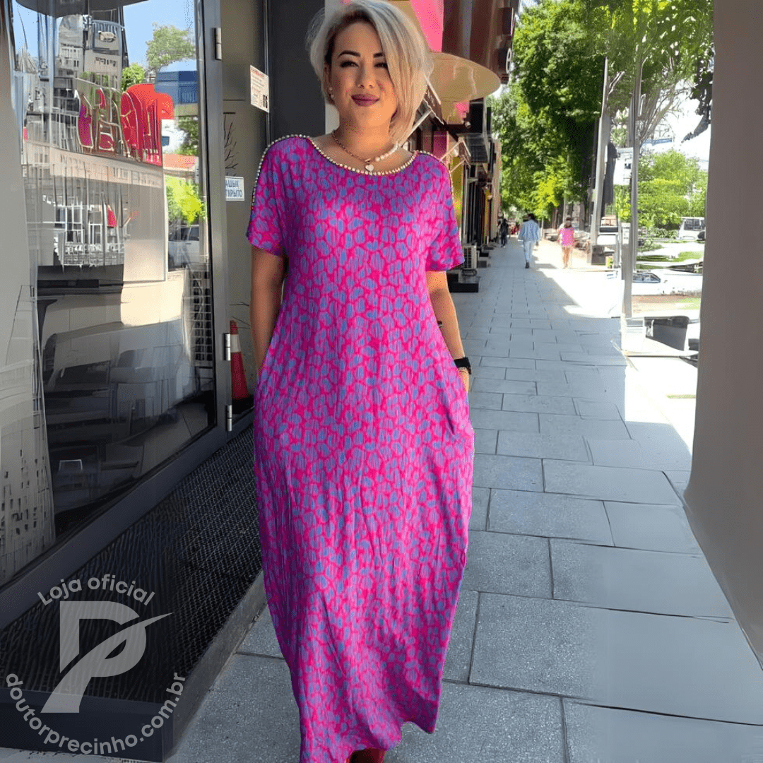 Vestido Naomi - Lindo e fresco para dias quentes