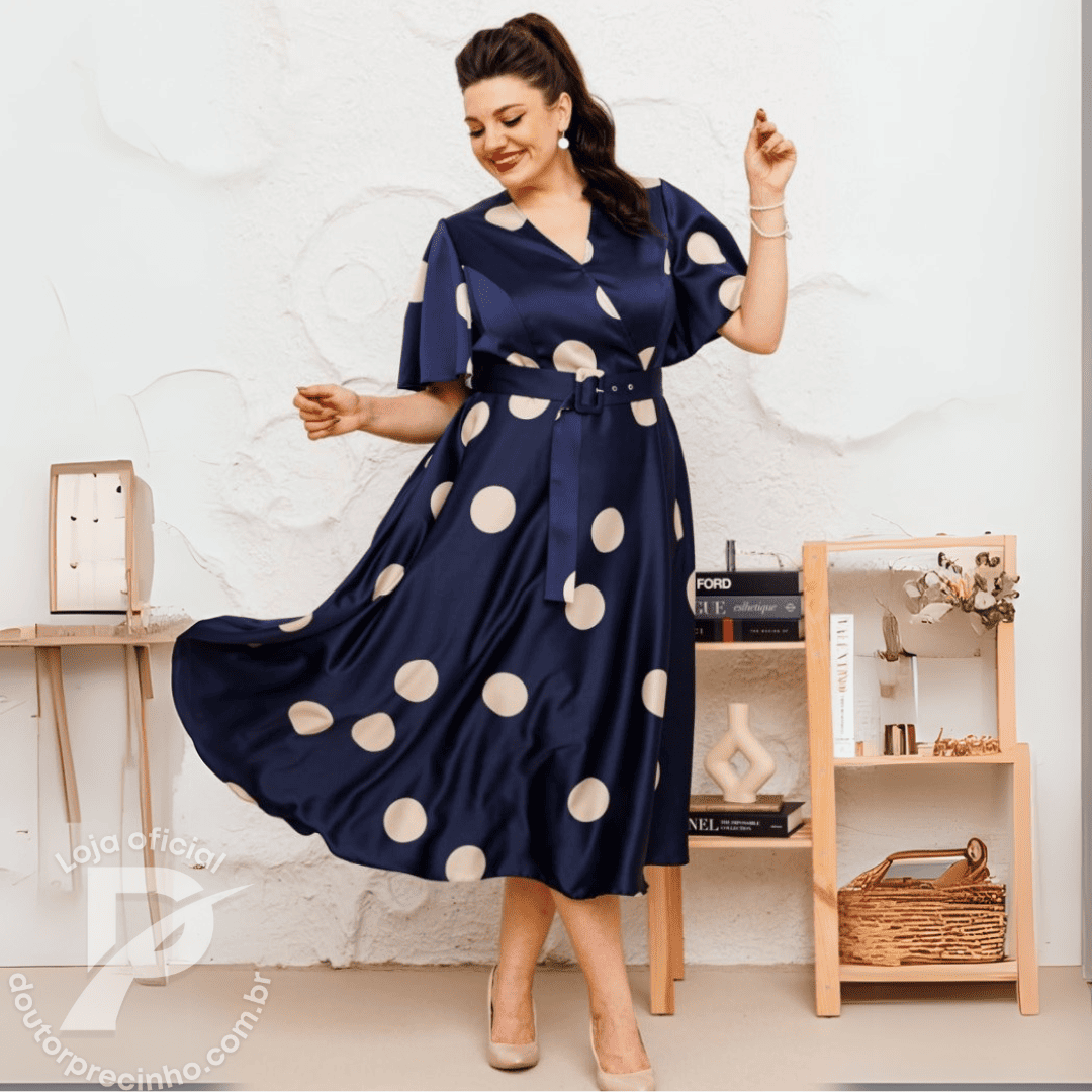 Vestido Pilar – Elegância, Movimento e Charme em Cada Detalhe