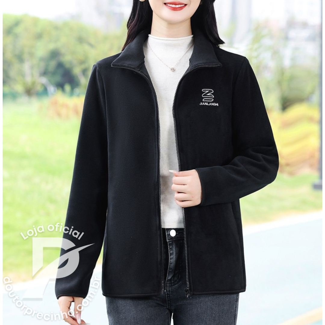 Jaqueta Feminina Térmica de Fleece Mandy – Conforto, Estilo e Aquecimento Garantido