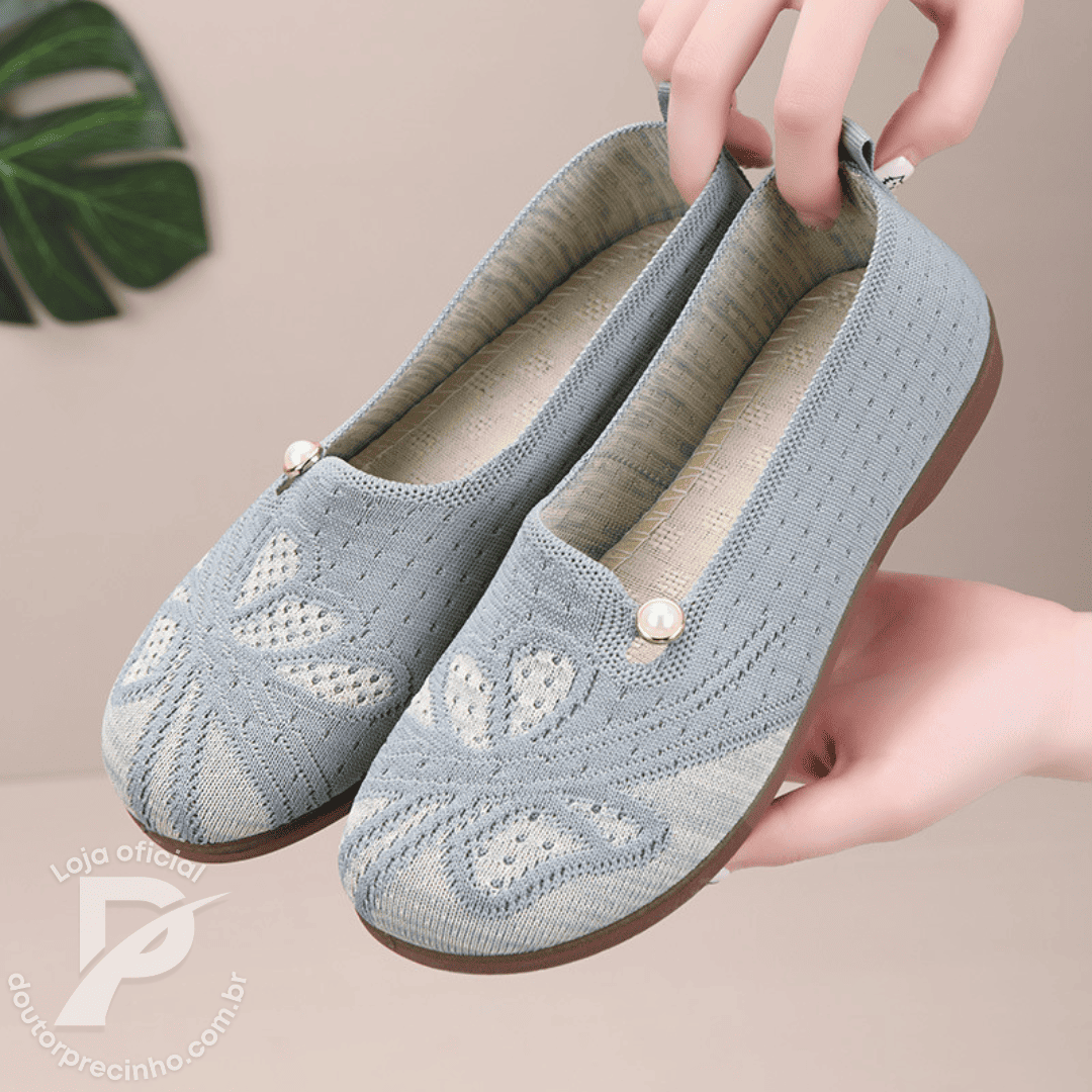 Sapato Fiorella – Sapatilha com Pérola