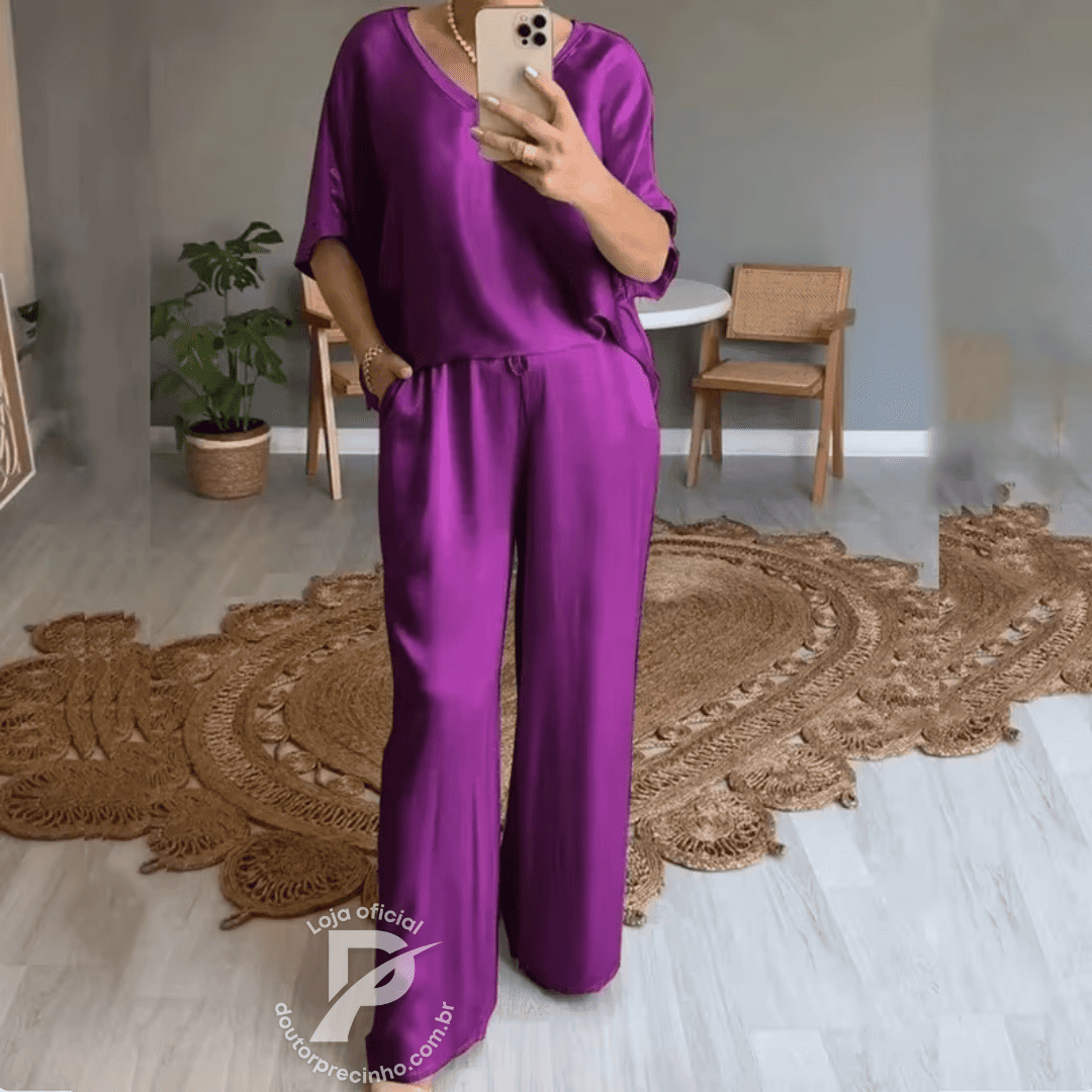 Conjunto Elegante Sandra - Sofisticação e Conforto