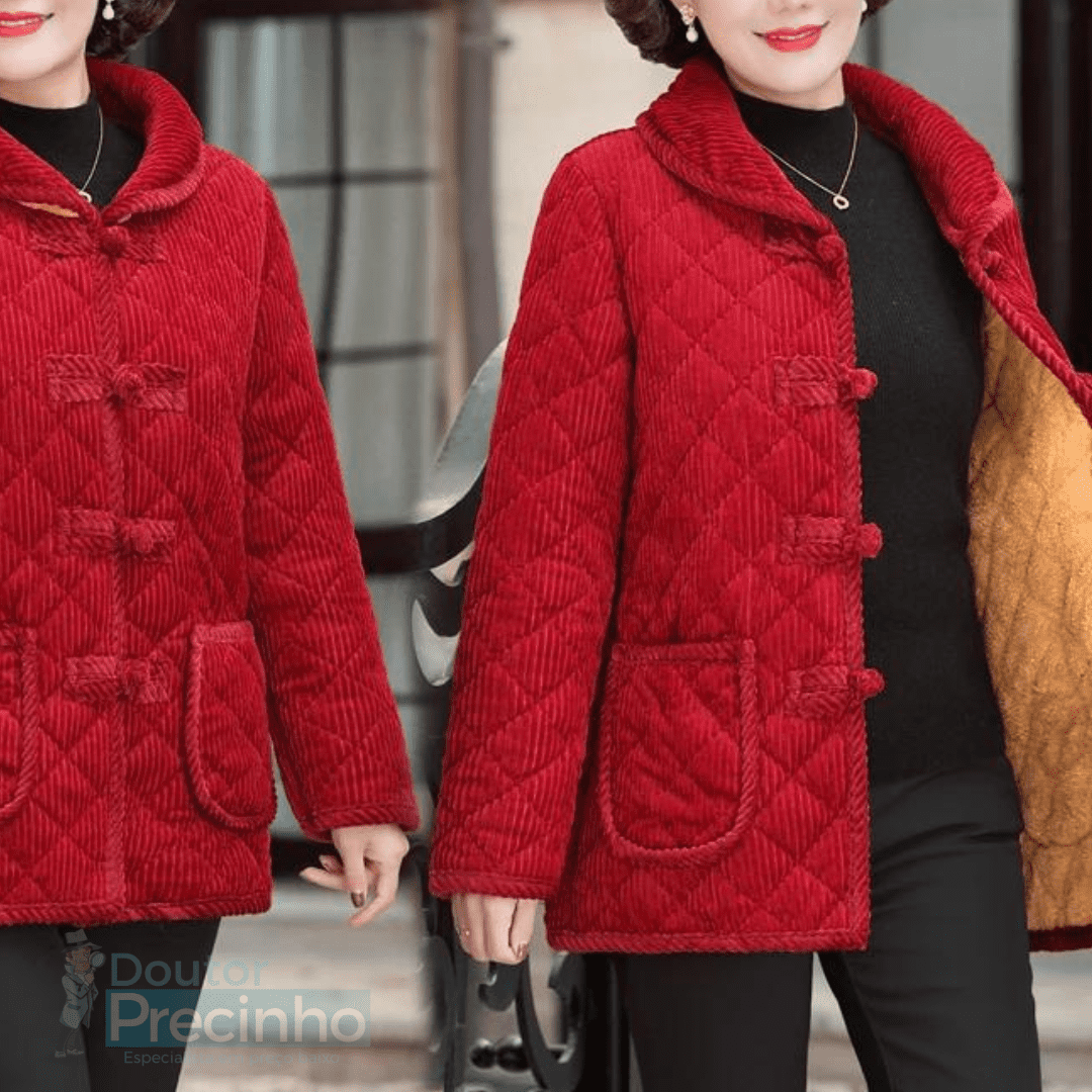 Casaco feminino peluciada - Liz