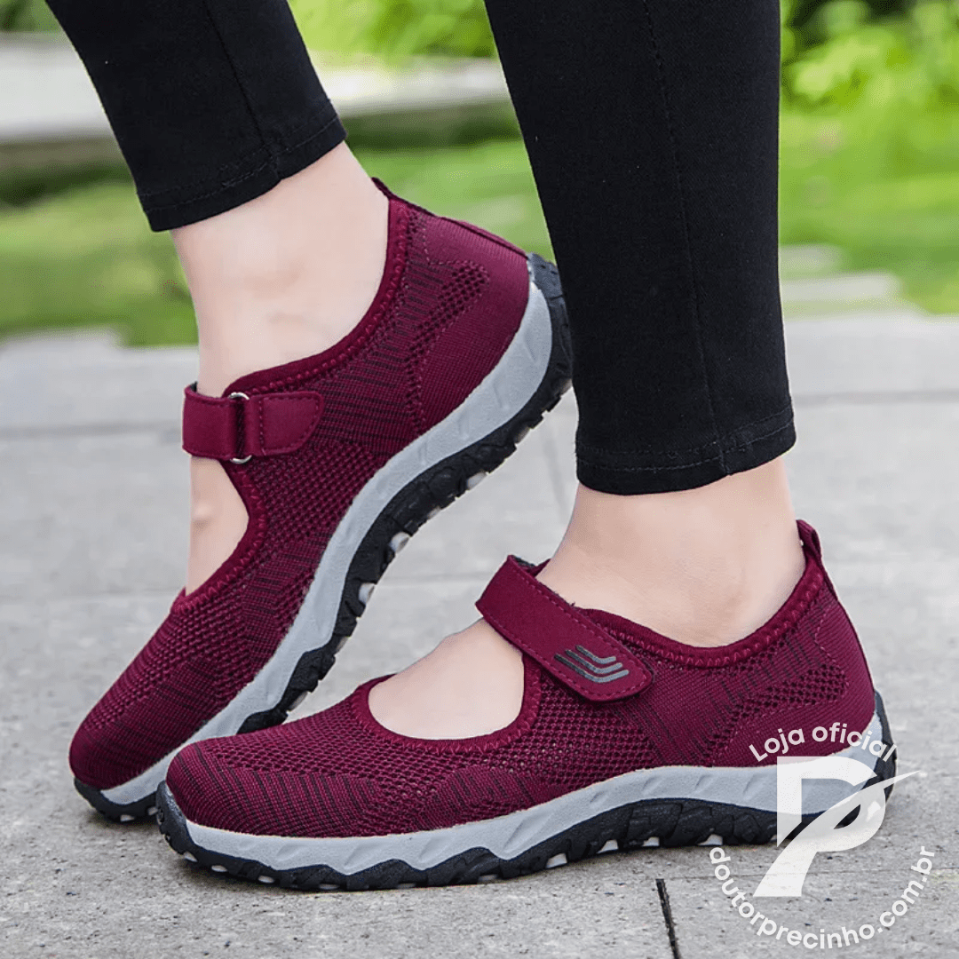 Tênis Conforto Fit - Pisadas leves