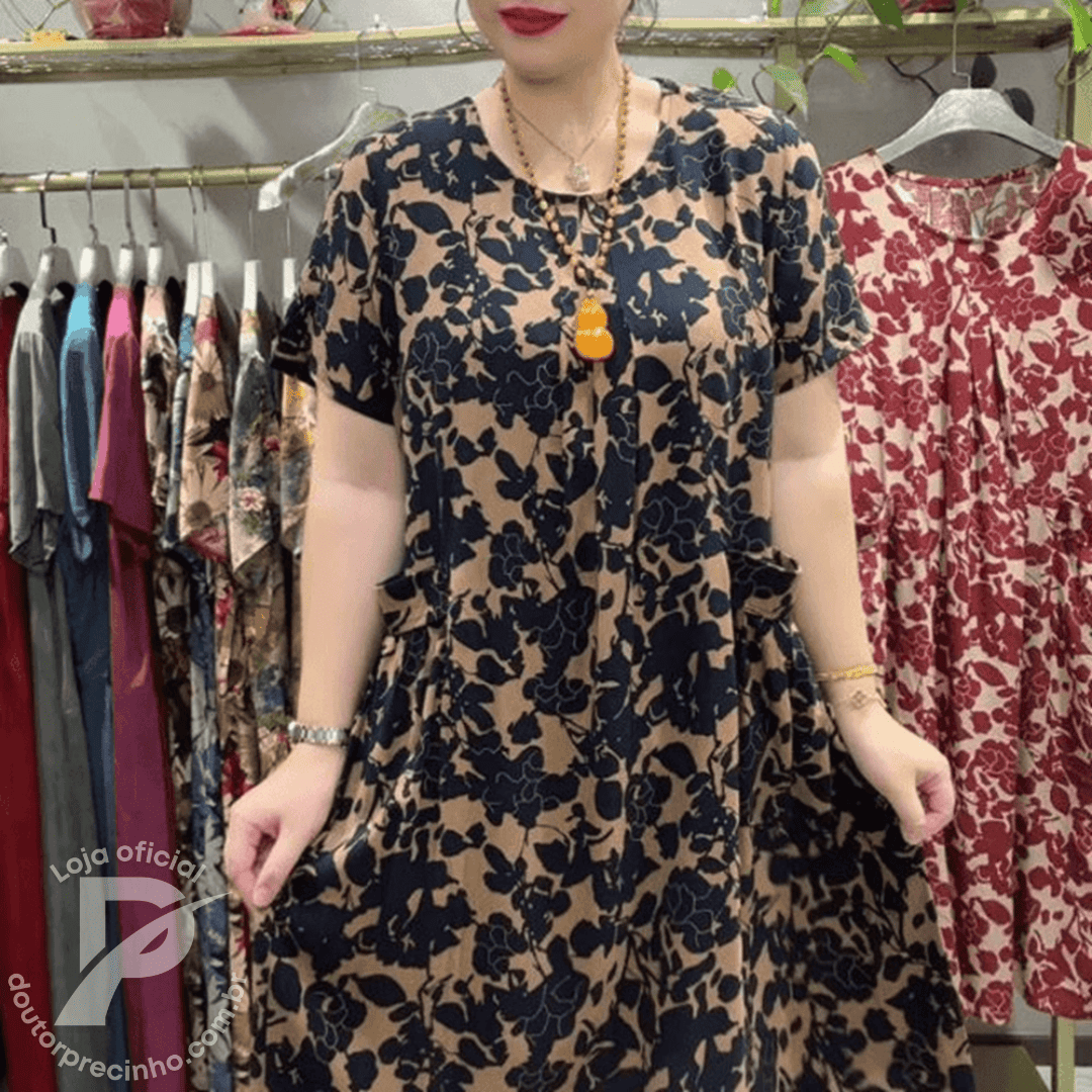 Amélia - Elegância e Conforto com Estilo Floral