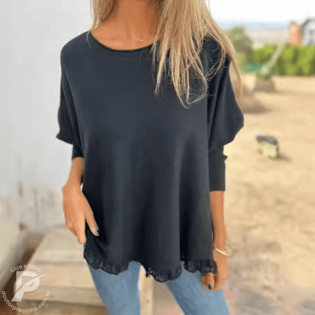 Blusa Feminina Joana – Conforto, Leveza e Estilo em Uma Só Peça