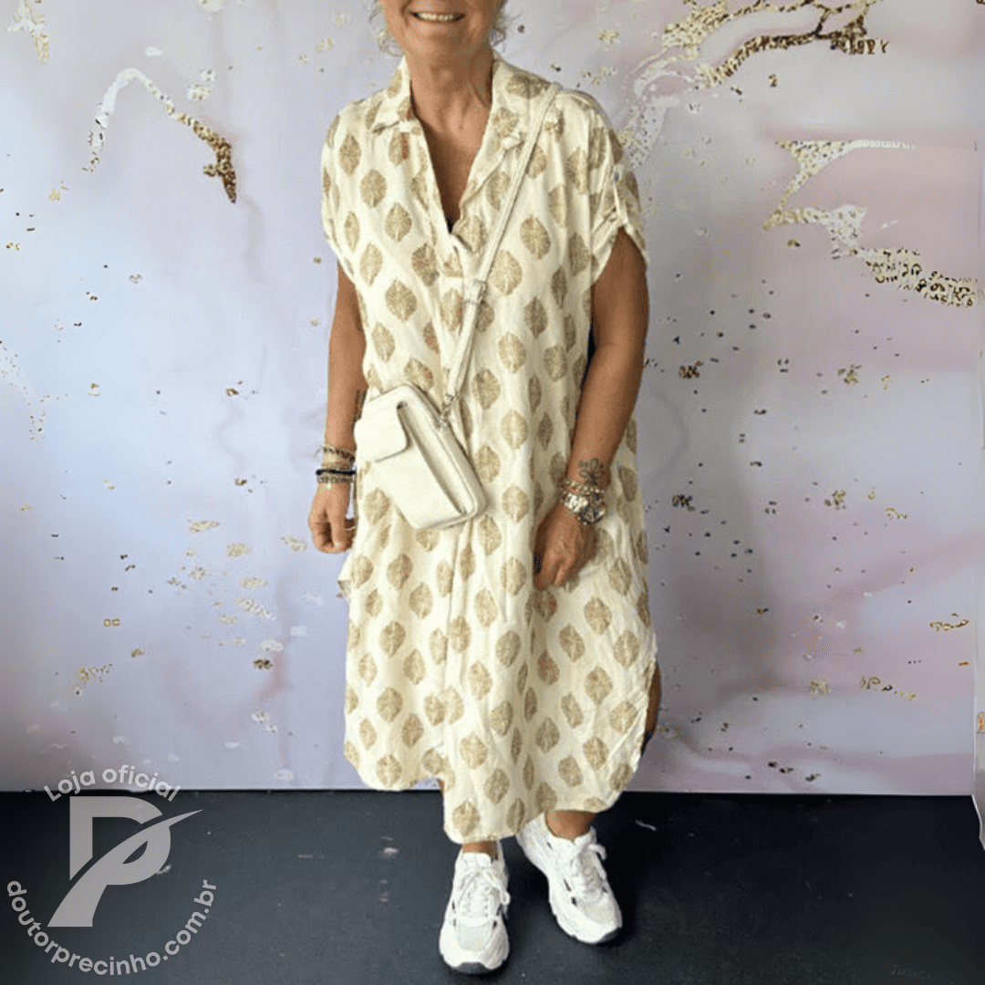 Vestido Feminino Venyra - Soltinho com Estampa Exclusiva