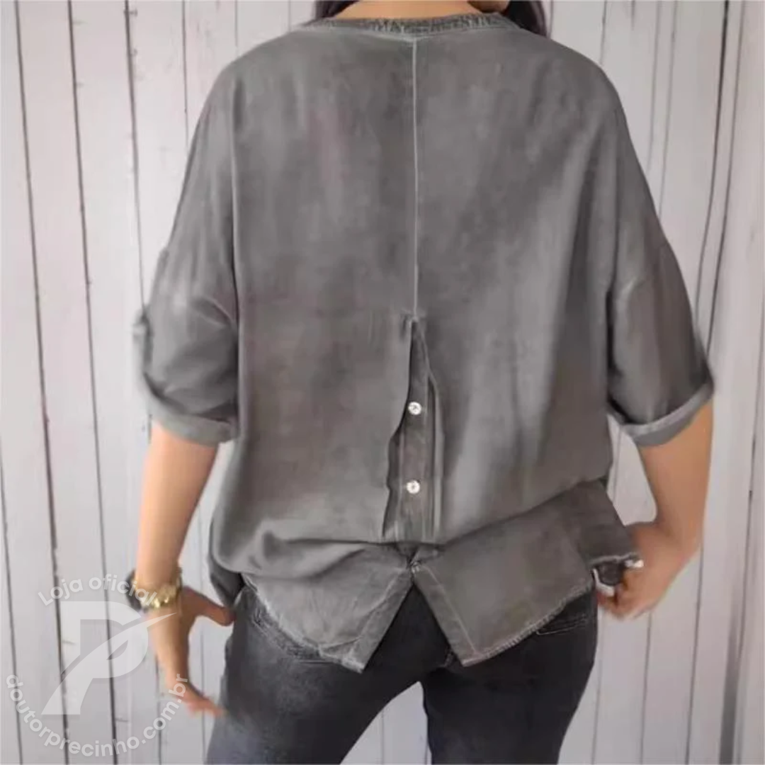 Camisa Melina - Leveza e Elegância em Todos os Momentos