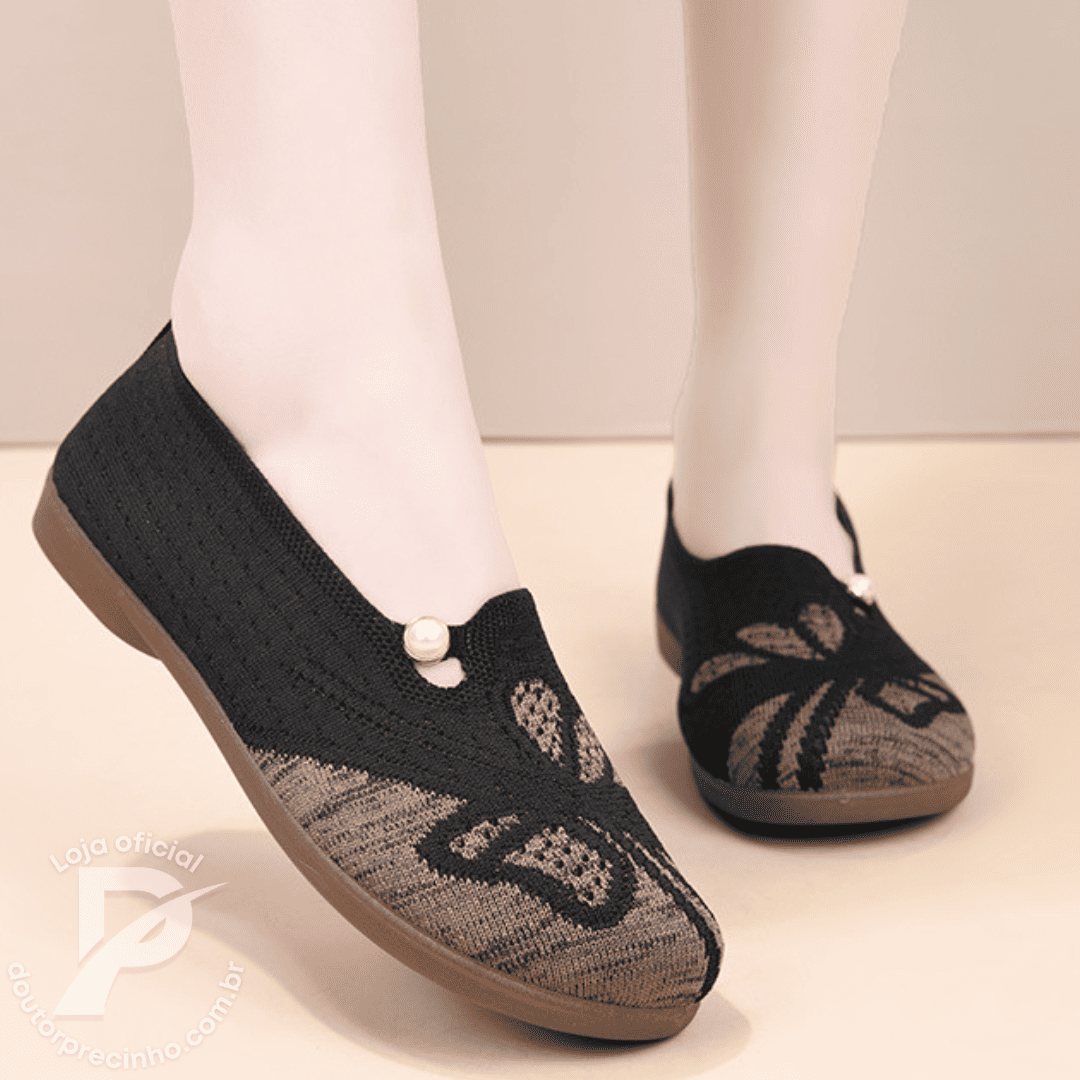 Sapato Fiorella – Sapatilha com Pérola