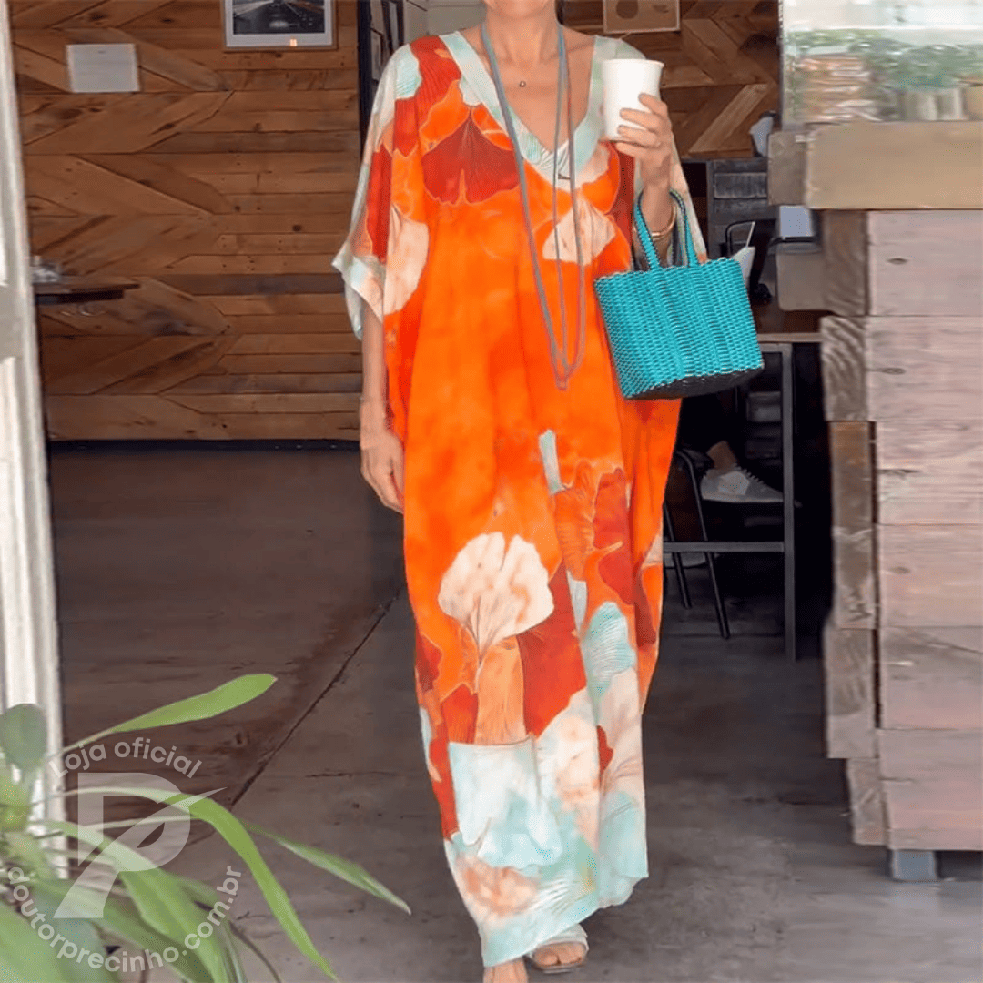 Vestido Positano - Estilo Floral e Leveza