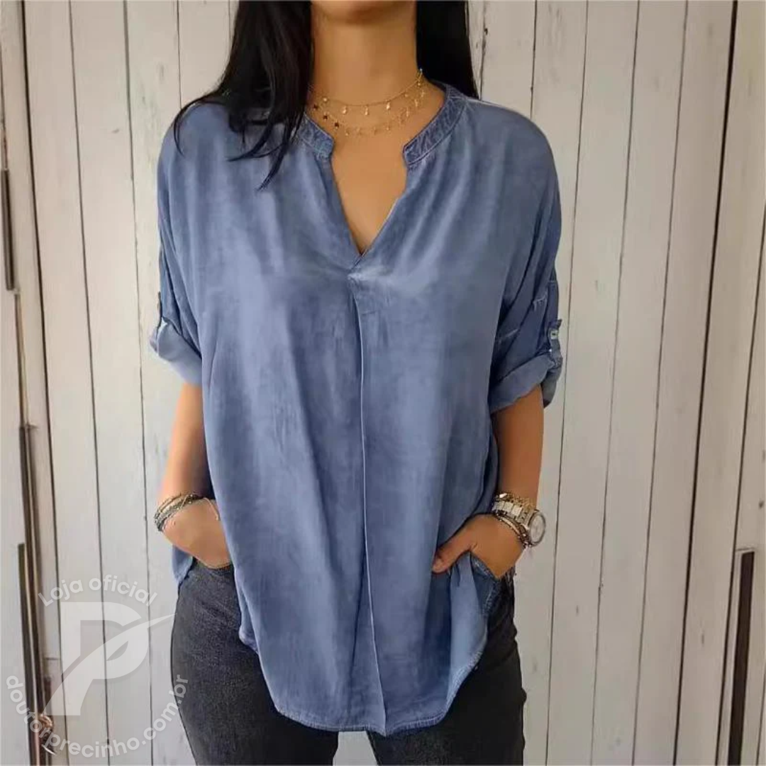 Camisa Melina - Leveza e Elegância em Todos os Momentos