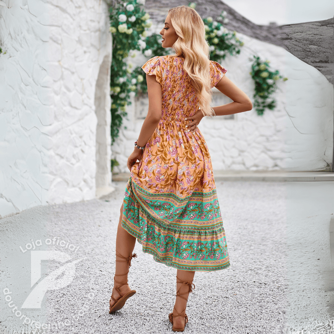 Vestido Venezia – Leveza, Romance e Estilo em Cada Movimento